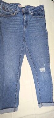Levi's Womans Jeans Boyfriend Style Size 14W32 Mid Rise Medium Wash Sku 167